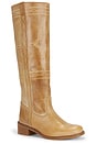 view 2 of 5 Ann Gaucho With Western Stitching Boot in Light Tan Escovado