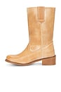 view 5 of 5 Julia Gaucho Boot in Light Tan Escovado