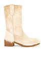 view 1 of 5 Julia Fur Gaucho Boot in Beige Shades