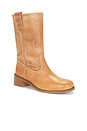 view 2 of 5 Julia Gaucho Boot in Dark Tan