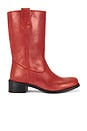 view 1 of 5 Julia Gaucho Boot in Mudy Red