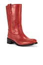 view 2 of 5 Julia Gaucho Boot in Mudy Red
