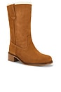 view 2 of 5 Julia Shearling Gaucho Boot in Cognac