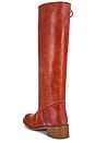 view 3 of 5 Ann Gaucho Boot With Side Laces in Mudy Red