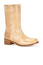 view 2 of 5 Julia Side Laces Gaucho Boot in Light Tan