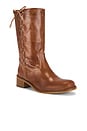 view 2 of 5 BOTA JULIA GAUCHO BOOT WITH SIDE LACES in Cognac