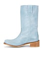 view 5 of 5 Julia Gaucho Boot in Light Blue