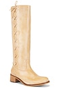 view 2 of 5 ANN GAUCHO WITH SIDE LACES ブーツ in Light Tan