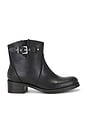 view 1 of 5 BOTTINES HUNTER BUCKLE GAUCHO in Black Texas Leather
