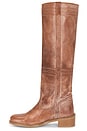 view 5 of 5 BOTTINES ANN WESTERN STITCH GAUCHO in Cognac