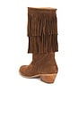 view 3 of 5 Celina Fringes Boot in Dark Brown