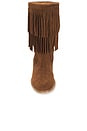 view 4 of 5 Celina Fringes Boot in Dark Brown
