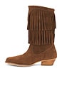 view 5 of 5 Celina Fringes Boot in Dark Brown