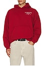 view 3 of 4 Brand Hoodie in Red