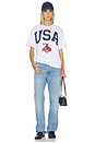 view 5 of 4 Usa 250 Collection Tee in White
