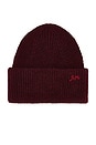 view 1 of 2 BONNET DM LOGO in Burgundy