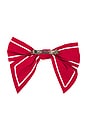 view 2 of 2 Sailor Bow Clip in Red