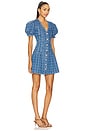 view 2 of 4 Adeline Shell Mini Dress in Blue
