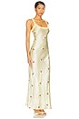 view 2 of 3 Simone Slip Midi Dress in Butter Yellow