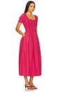 view 2 of 4 Raphaela Ruffle Midi Dress in Berry