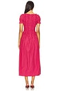view 3 of 4 Raphaela Ruffle Midi Dress in Berry