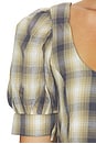view 4 of 4 VESTIDO SABINA MINI GODET  in Cardamom Mix	Check