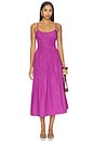 view 1 of 3 Lyra Midi Dress in Magenta
