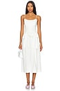 view 1 of 3 Penelope Apron Dress in White