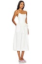 view 2 of 3 Penelope Apron Dress in White