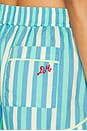 view 6 of 6 Ellis Boxer Shorts in Bold Turquoise Stripe