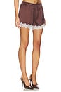 view 2 of 6 Charis Short in Chocolate