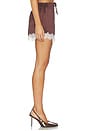 view 3 of 6 Charis Short in Chocolate