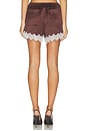 view 4 of 6 Charis Short in Chocolate