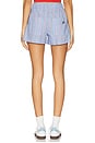view 4 of 6 Krissy PJ Boxer in Bold Blue Stripe