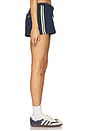view 3 of 6 Pippa Waffle Short in Navy & Yellow