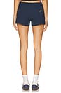 view 4 of 6 Pippa Waffle Short in Navy & Yellow