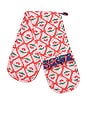 view 1 of 2 GANT MANIQUE DOUBLE OVEN MITT in Pink Cherry