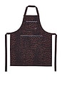 view 1 of 2 Scallop Apron in Dark Leopard