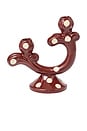 view 1 of 3 Candelabra in Burg & Butter Polka Dot