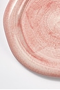 view 4 of 4 Hand Painted Chubby Saucer in Pink