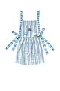 view 1 of 3 Mandy Apron in Blue Stripe