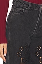 view 6 of 6 Drew Wide Leg Jeans in Washed Black