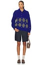 view 4 of 4 Saskia Rugby Jumper in Cobalt