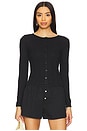 view 1 of 4 Sybil Pointelle Cardi in Black