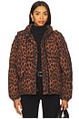 view 2 of 6 Pearl Puffer Jacket in Leopard
