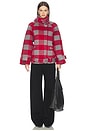 view 5 of 5 Polly Wool Bomber in Red
