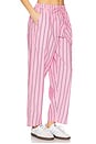 view 2 of 6 БРЮКИ GEORGE in Pink Bold Stripe