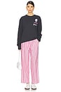 view 5 of 6 БРЮКИ GEORGE in Pink Bold Stripe