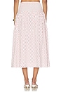 view 4 of 7 Layla Skirt in Off White & Red Spot