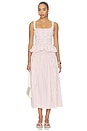 view 5 of 7 Layla Skirt in Off White & Red Spot